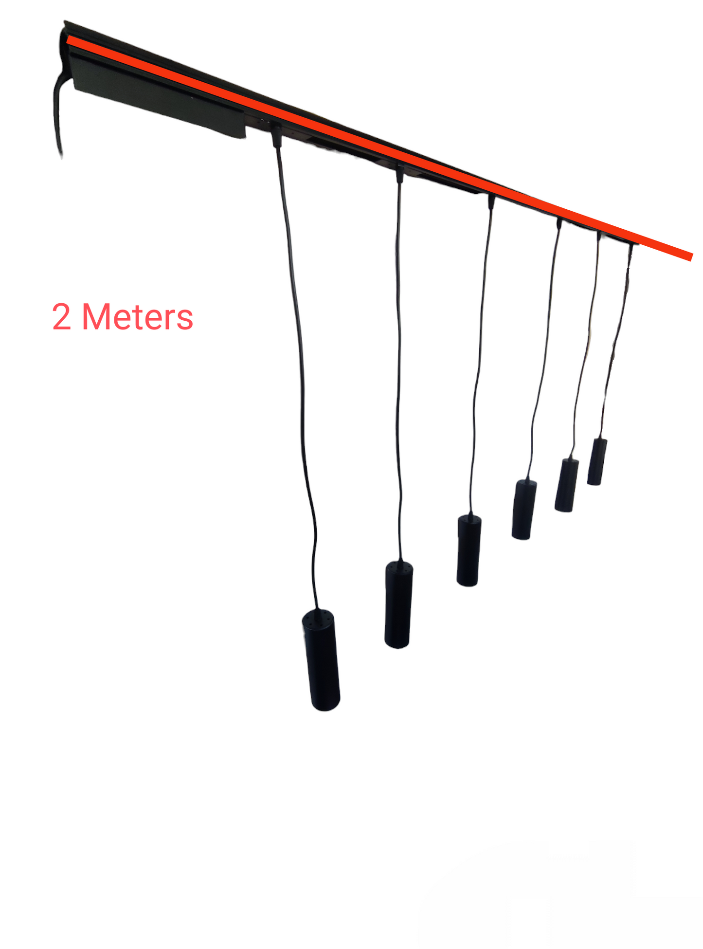 ILLUMIQ TERRA Magnetic Track Light 2 Meters 26mm with 6pcs 6W LED Pendant Track Light 220V Warm White 3000K