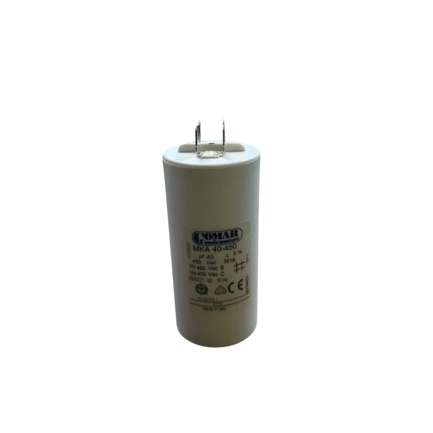 Comar Running Capacitor 40mfd 450VAC
