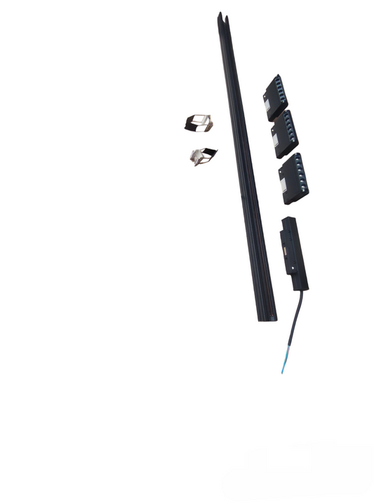 ILLUMIQ TERRA LED Magnetic Track Light 1 Meter 26mm with 3pcs 6W LED Rotary Grille Track Light 220V Warm White 3000K