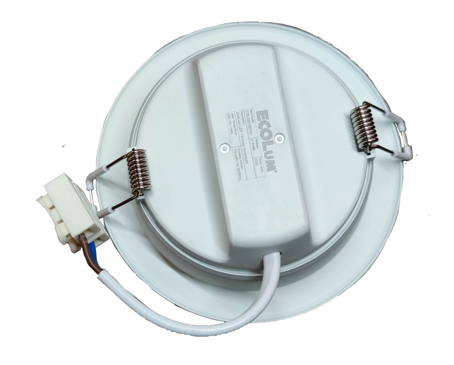 Ecolum Tri Color LED Downlight 9W 220V Warm White Daylight Cool White