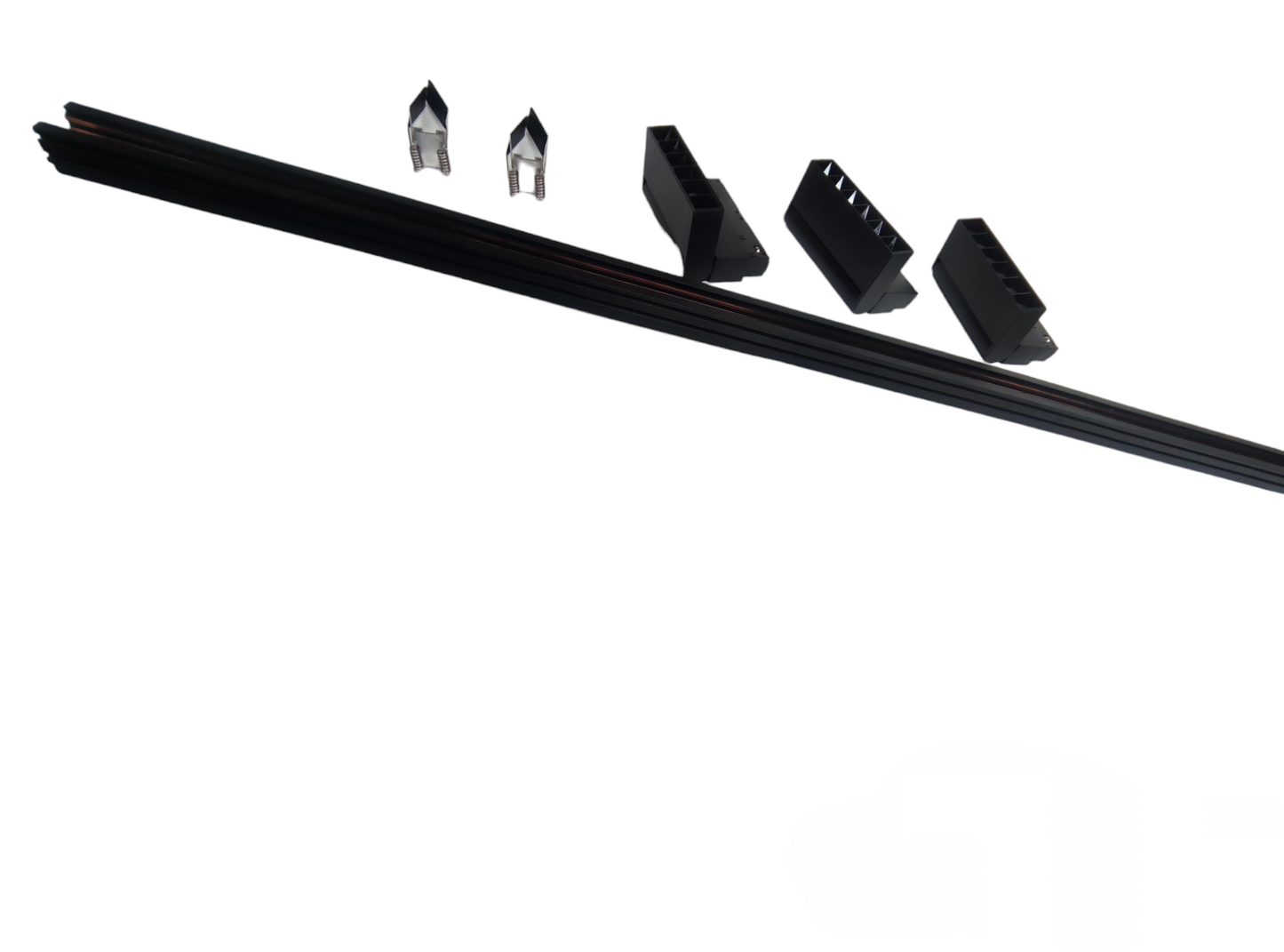 ILLUMIQ TERRA Magnetic Track Light 1 Meter 26mm with 3pcs 6W LED Foldable Grille Track Light Daylight 6500K 220V