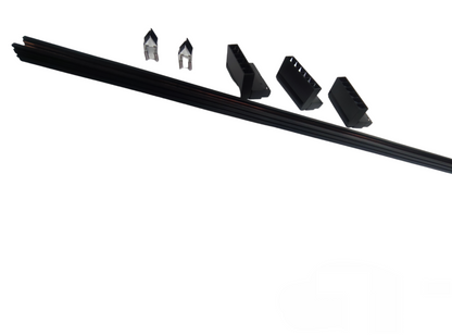 ILLUMIQ TERRA Magnetic Track Light 1 Meter 26mm with 3pcs 6W LED Foldable Grille Track Light Daylight 6500K 220V