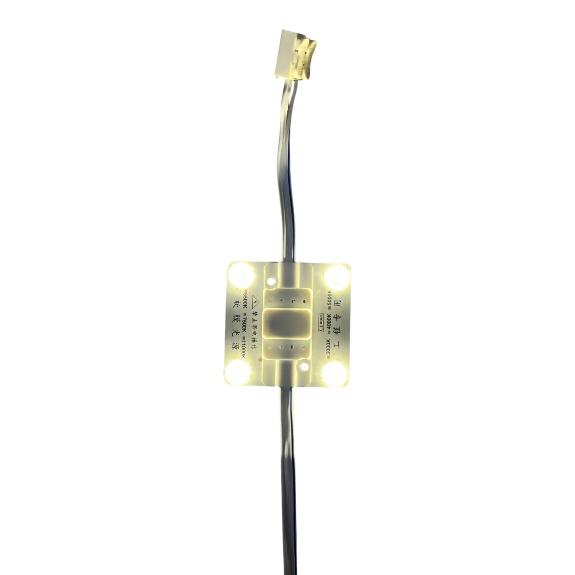 4W LED module 4000K cool white with a connector for efficient lighting solutions