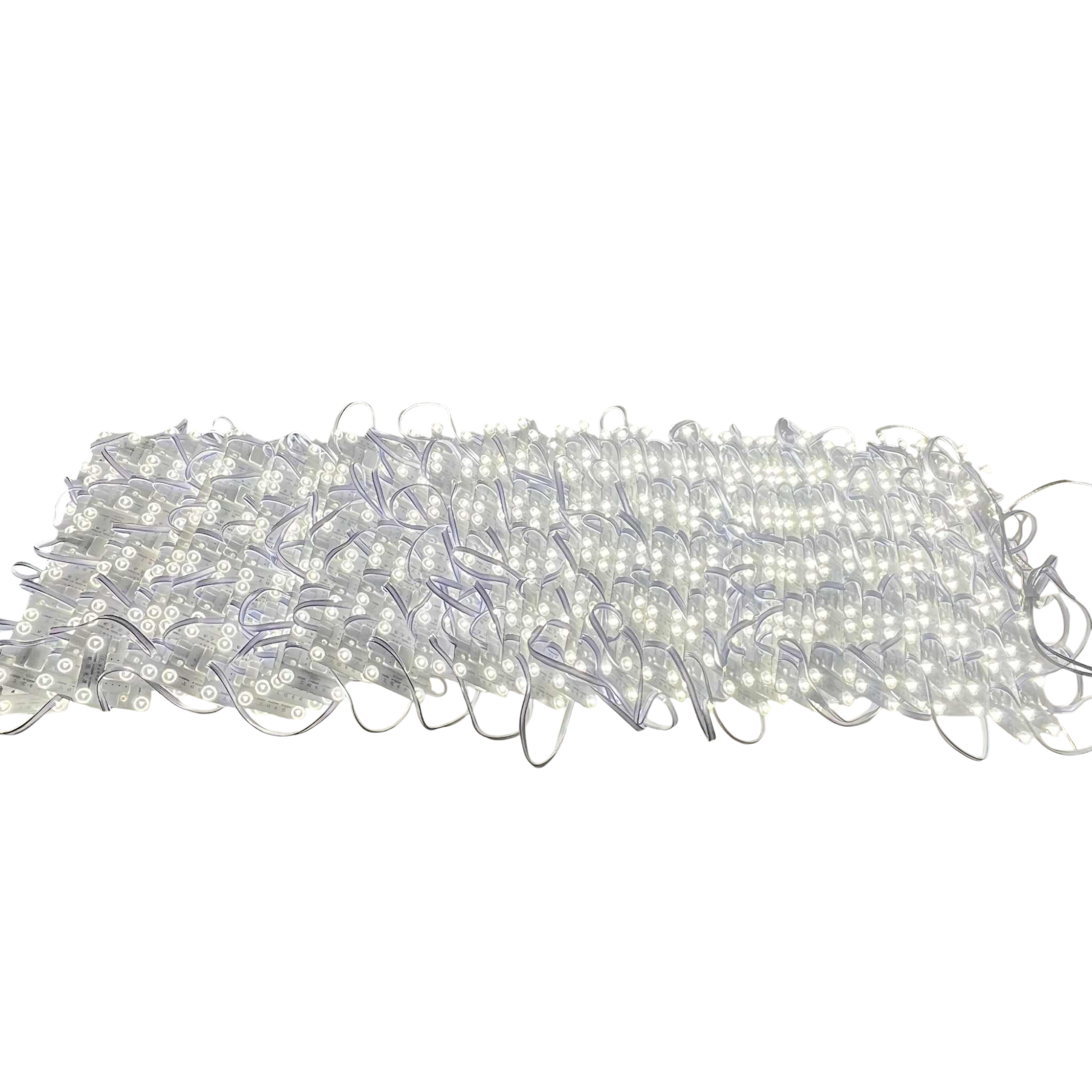 Flexible 4W LED square module 220V strip with multiple illuminated sections for versatile lighting solutions