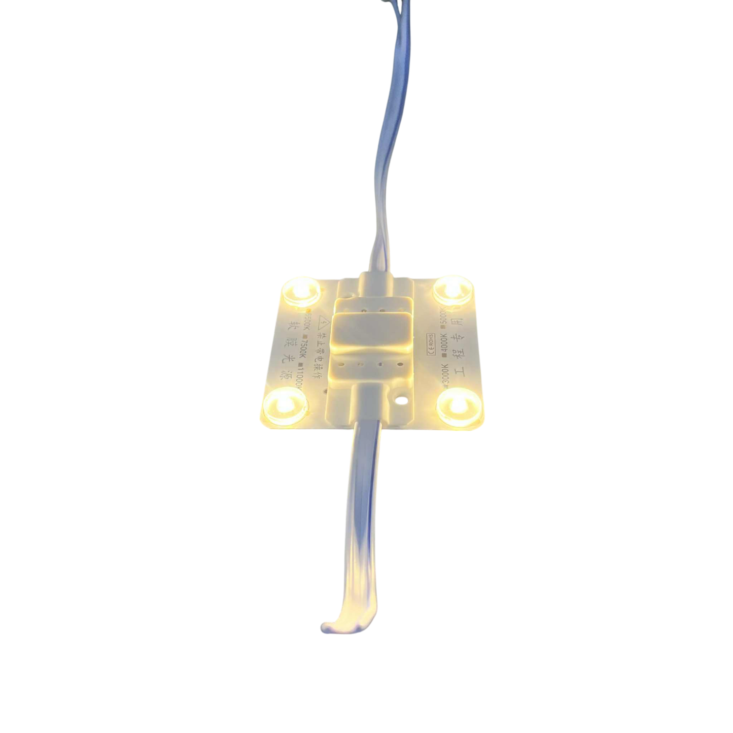 4W LED square module 220V with four bright white lights for versatile lighting solutions