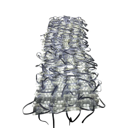 4W LED square module 220V arranged in a flexible strip for versatile lighting solutions