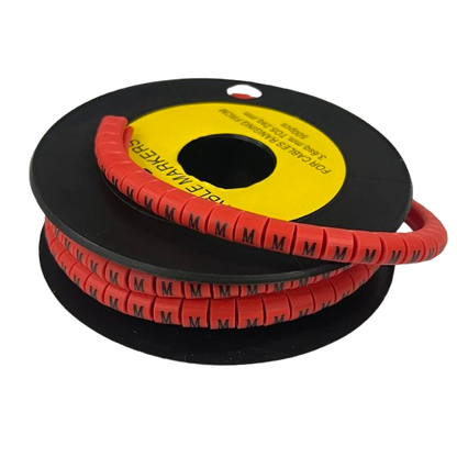 Grippes 500pcs Cable Marker Red - M for effective cable management and organization