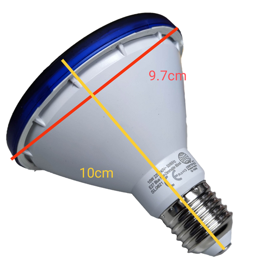 Omni 10W PAR 30 E27 220V Blue ( Omni) LPR30E27-10W/B, LED PAR 30 10W E27 220V Blue