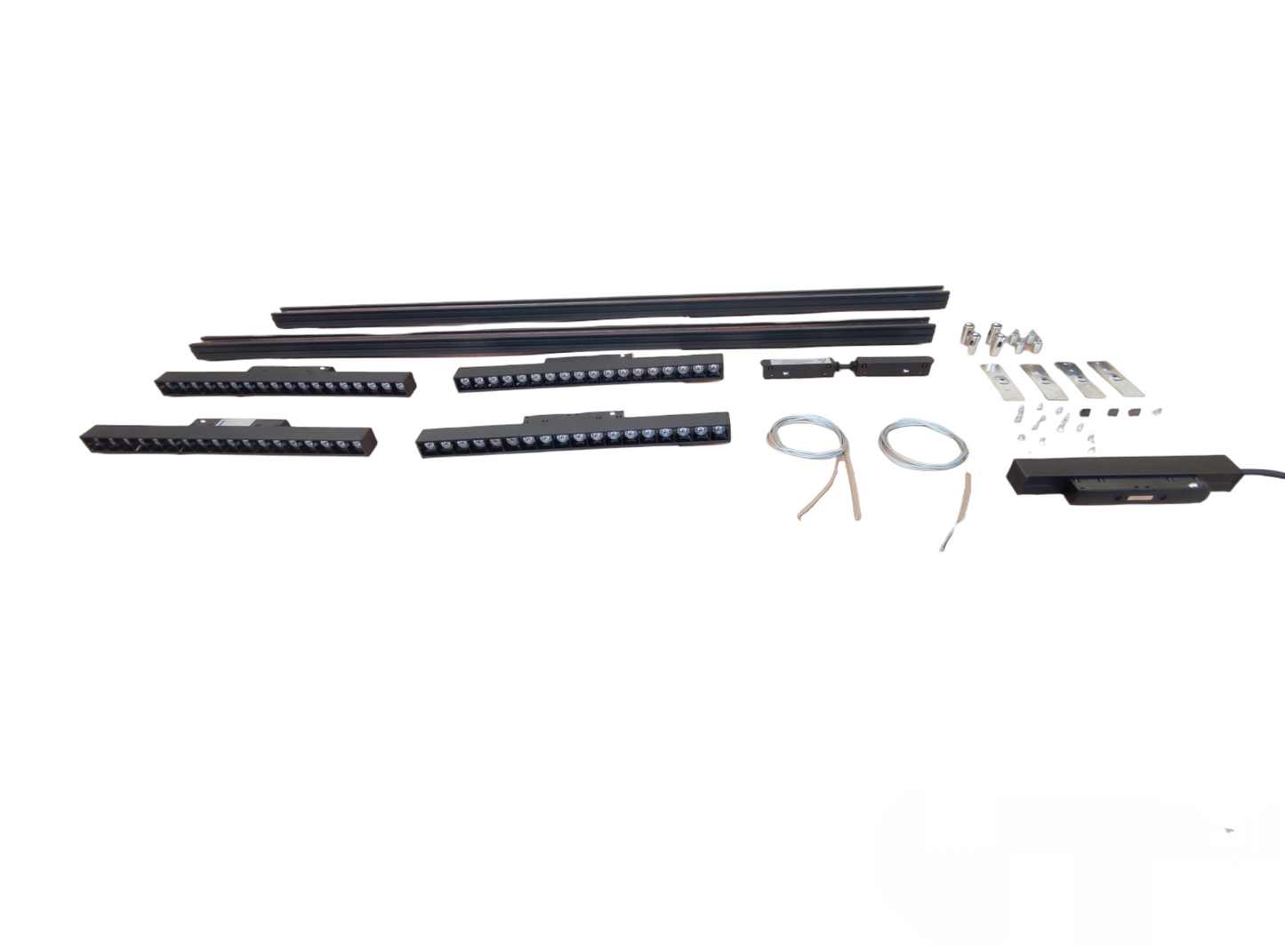 ILLUMIQ TERRA Magnetic Track Light 2 Meters 26mm with 4pcs 18W LED Foldable Grille Track Light 220V Warm White 3000K