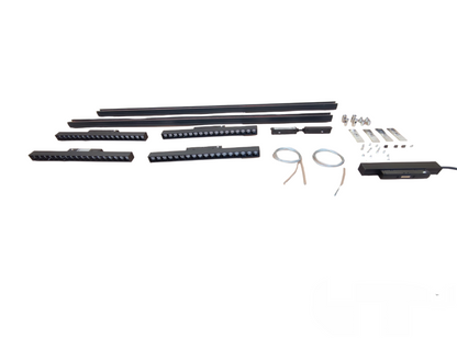 ILLUMIQ TERRA Magnetic Track Light 2 Meters 26mm with 4pcs 18W LED Foldable Grille Track Light 220V Warm White 3000K