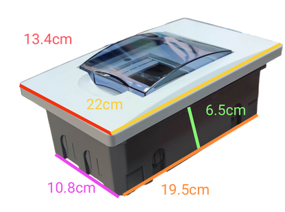 Omni 4 Ways Distribution Panel Box MDP-04PP Recessed Type Distribution Panel for Miniature Circuit Breaker