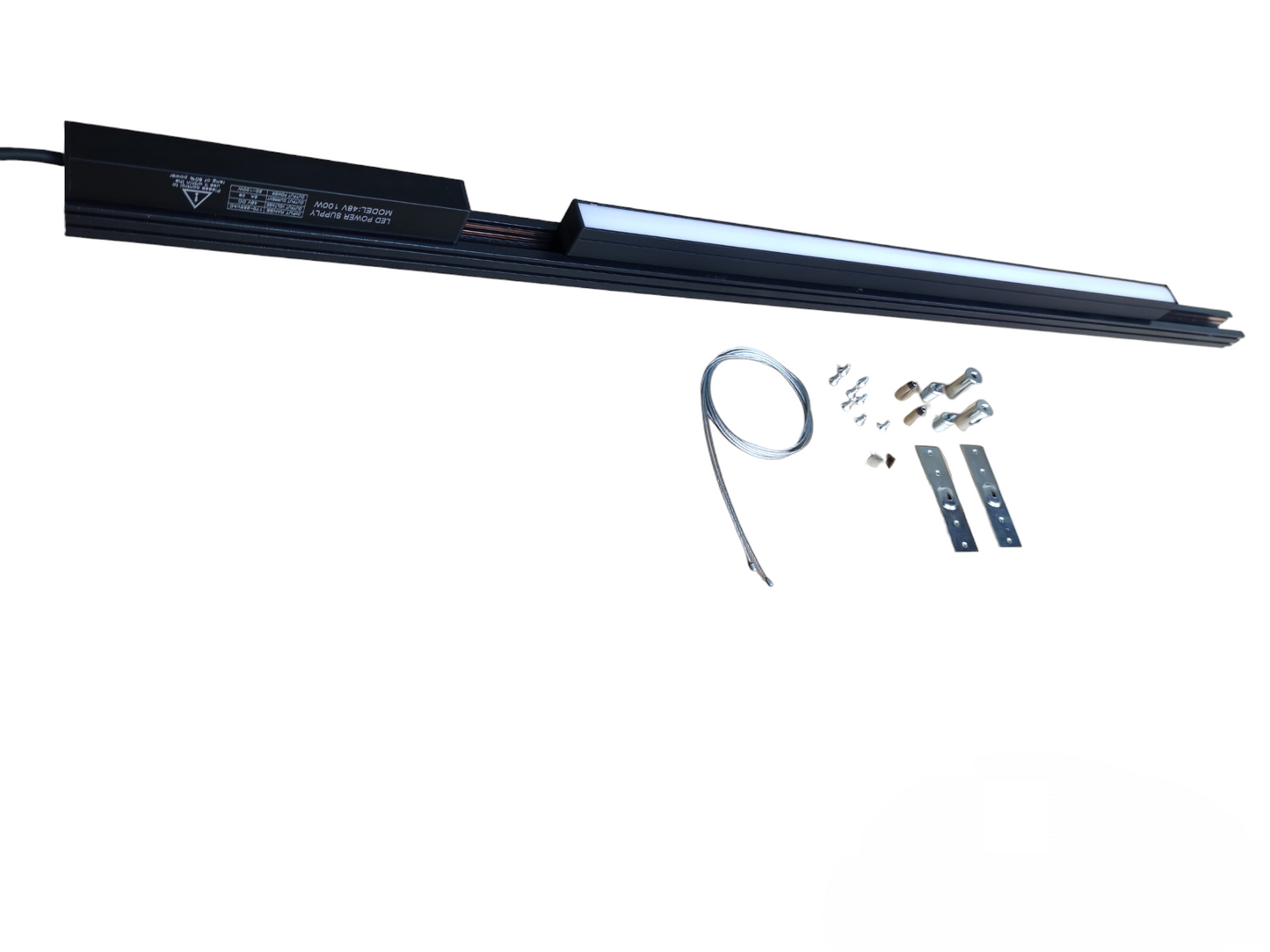 ILLUMIQ TERRA Magnetic Track Light 1 Meter 26mm with 1Pc 24W LED Flood Track Light 220V Warm White 3000K