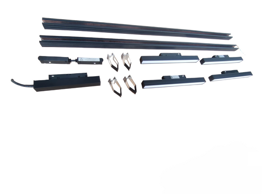 ILLUMIQ TERRA Magnetic Track Light 2 Meters 26mm  with 4pcs 12W LED Flood Track Light 220V Warm White 3000K