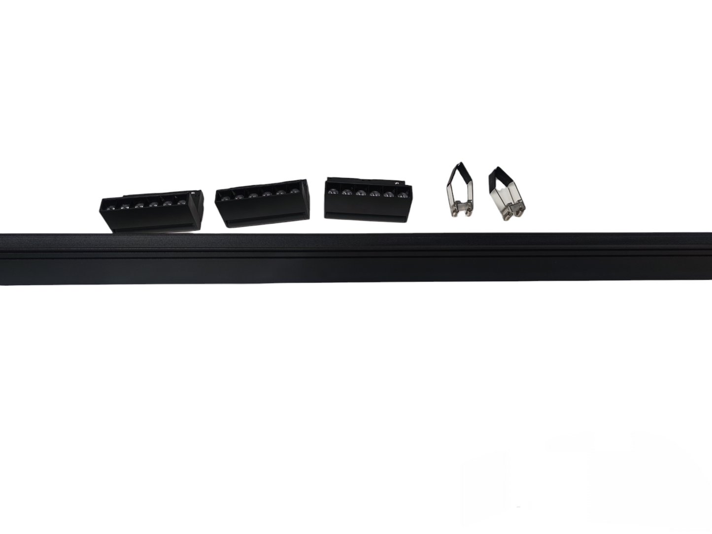 ILLUMIQ TERRA Magnetic Track Light 1 Meter 50mm with 3pcs 6W LED Foldable Grille Track Light Cool White 4000K 220V