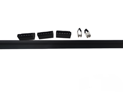 ILLUMIQ TERRA Magnetic Track Light 1 Meter 50mm with 3pcs 6W LED Foldable Grille Track Light Daylight 6500K 220V