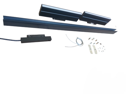 ILLUMIQ TERRA Magnetic Track Light 1 Meter 50mm with 2pcs 18W LED Foldable Flood Track Light Cool White 4000K 220V