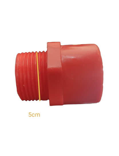 PVC Male Adaptor Available in 1/2",  3/4", 1", 1 1/4", 1 1/2" , 2" 3" 4" For Electrical PVC Conduits