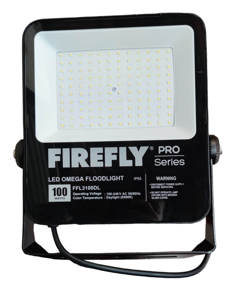 Firefly 100W LED Floodlight 220V Daylight 6500K FFL3100DL Omega Series Flood light