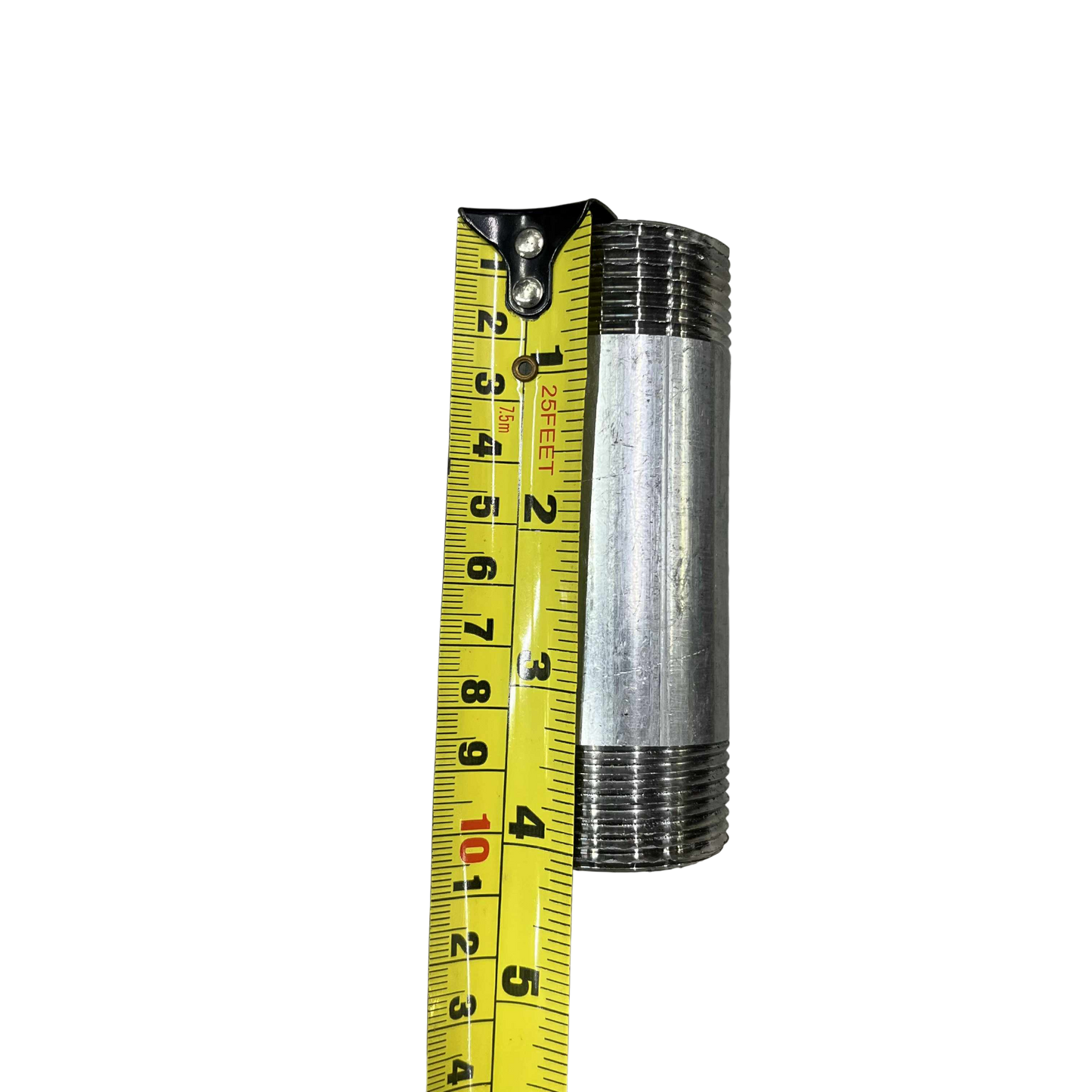 EMT Conduit Pipe Nipple 1 1/4 Inches x 4 Inches, Diameter 3.17cm x 9cm Length