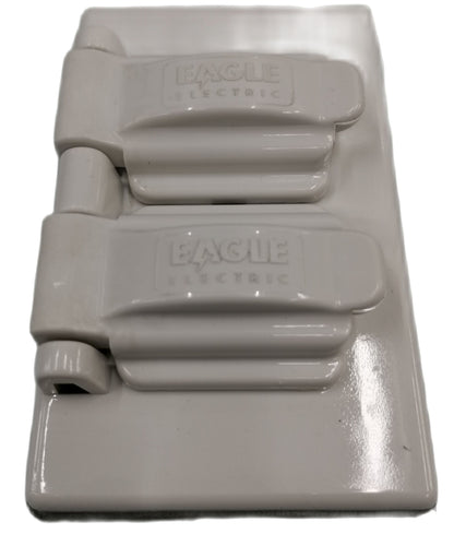 Eagle Weatherproof Outlet 2 Gang Flat Pin Outlet CAT1962/733