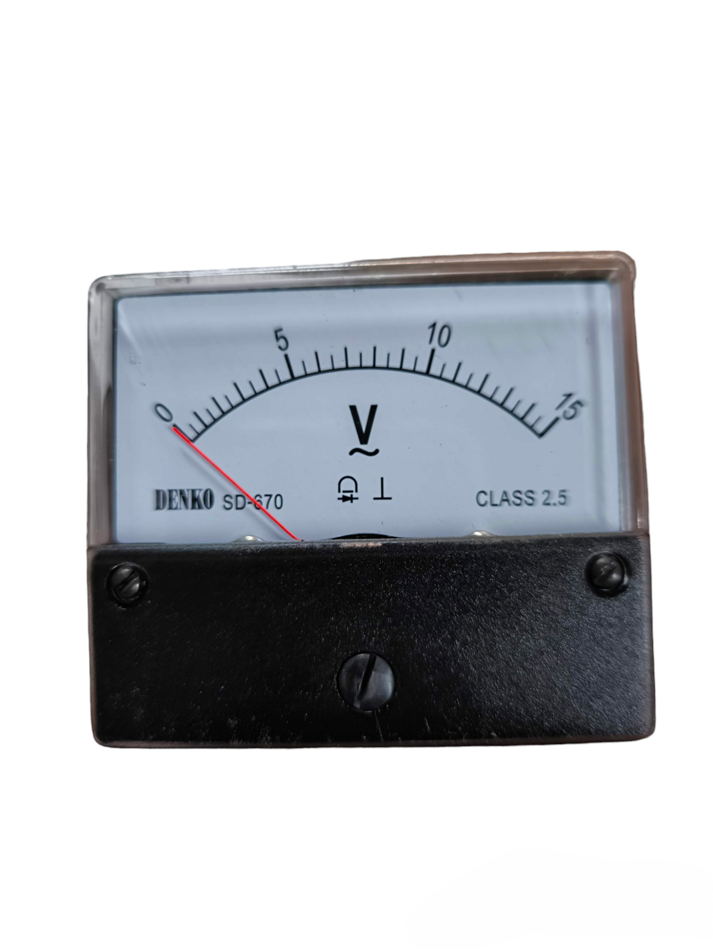 Denko 15V AC Panel Meter 60mm x70 mm