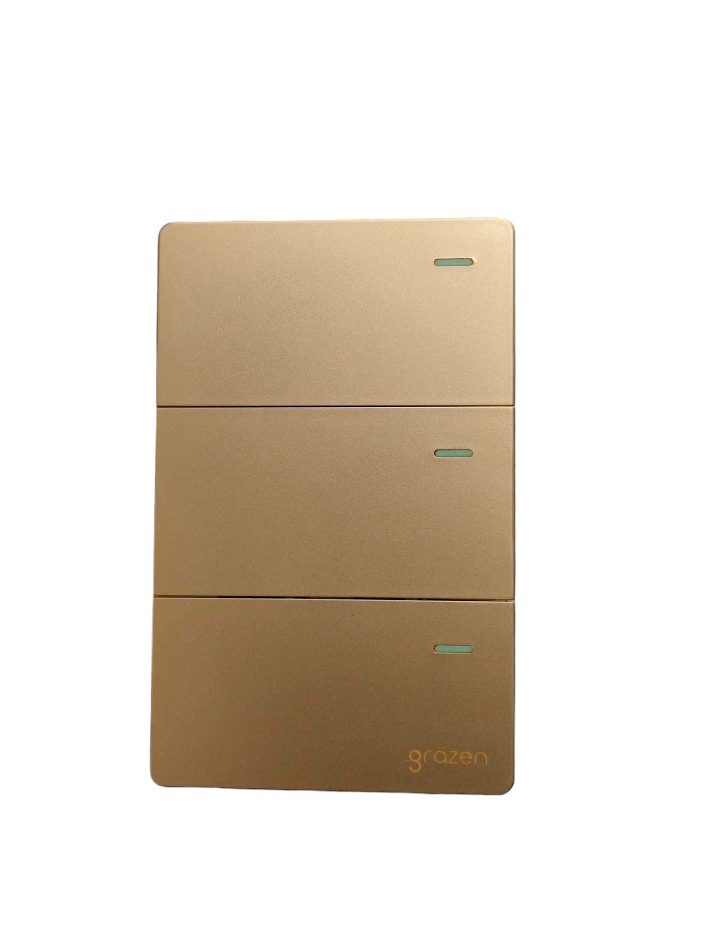 Grazen 3 Gang 1 Way Switch 16A 220V GW-005 Available Black , White, Grey and White