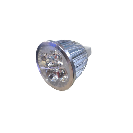 LED light bulb on a white background