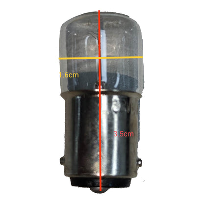 5W Machine Bulb 110V B15 Double Contact Pilot Lamp Indicator Bulb