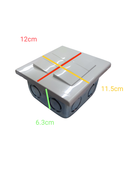 Panasonic 6 Gang 3 Way Switch 16A 220V  with Utility Box WEG6806+(6XWEG5002K-5)+Utility Box