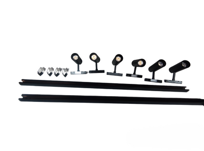 ILLUMIQ TERRA LED Magnetic Track Light 2 Meters 26mm with 6pcs 12W LED Spot Track Light 220V Warm White 3000K