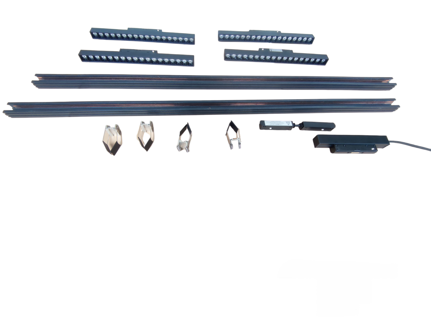 ILLUMIQ TERRA Magnetic Track Light 2 Meters 50mm with 4pcs 18W LED Grille Track Light 220V Warm White 3000K 20 Series