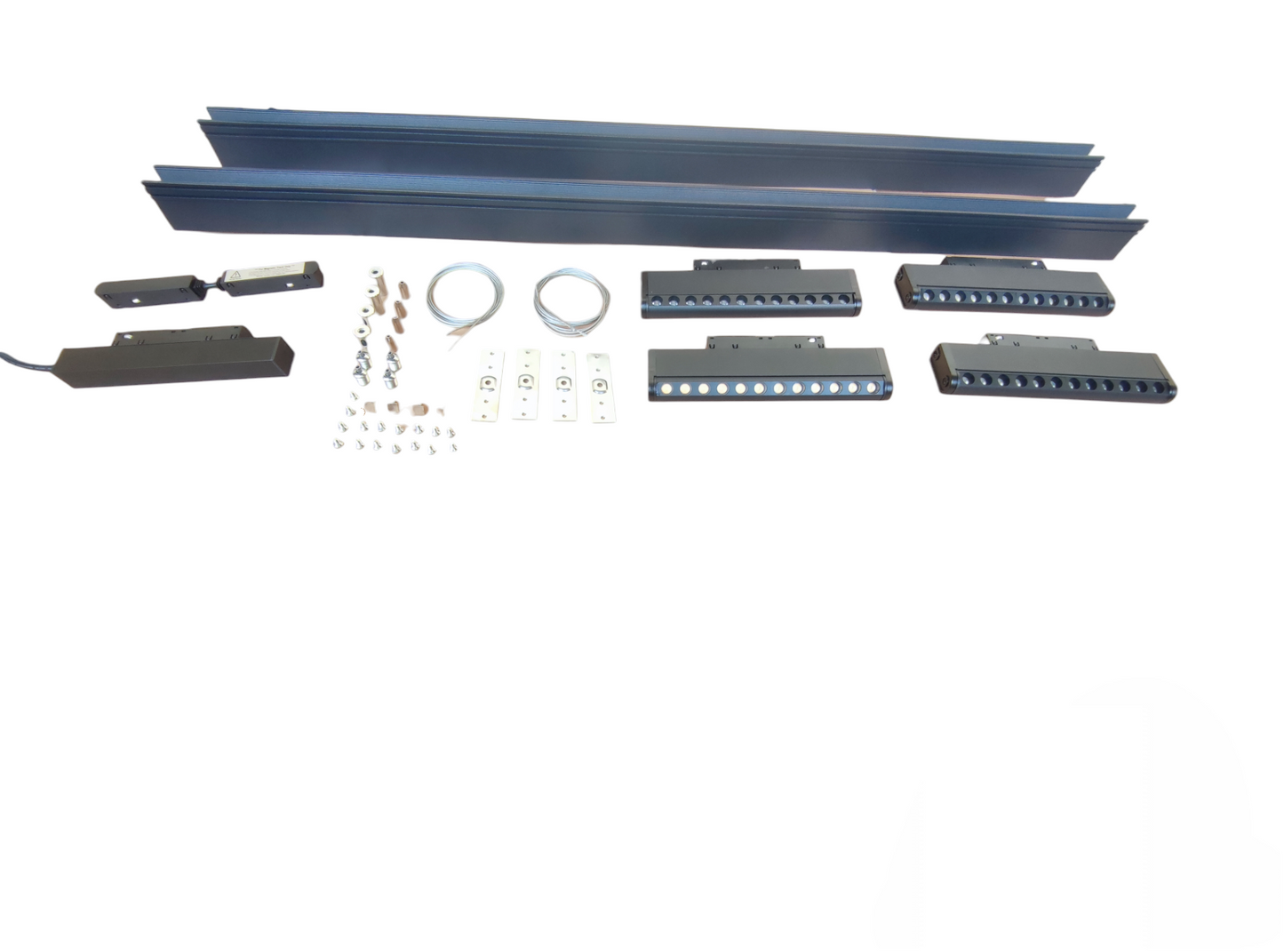 ILLUMIQ TERRA Magnetic Track Light 2 Meters 26mm with 4pcs 12W LED Rotary Grille Track Light 220V Daylight 6500K