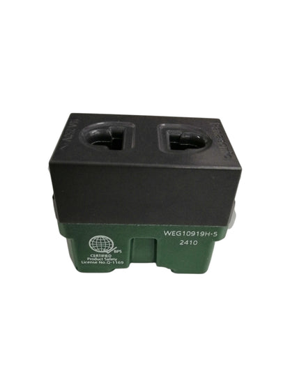 Panasonic 2 Gang Universal Convenience Outlet,2 Gang Universal Receptacle 16A 250V 16A 250V with Plate Cover Metallic Gray WEG6802MH-1/2XWEG10919H-5