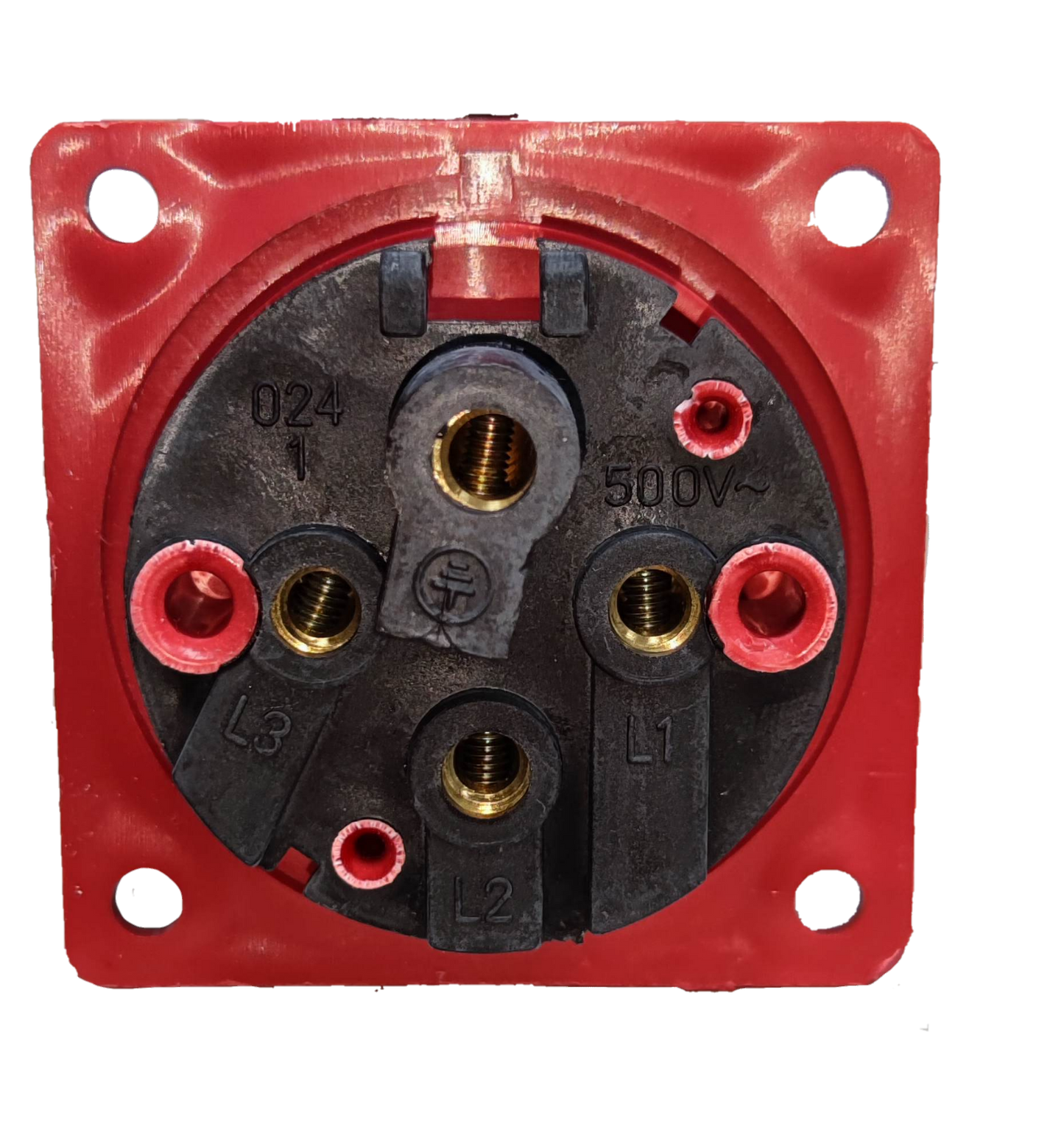 Grippes 32A 3P+E Industrial Plug 6h 380-415V ( 4 Pins) Chassis Type 624 IEC309-2