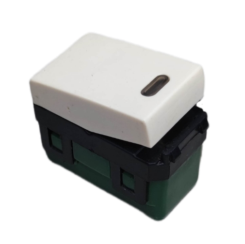 Omni 1 Way Illuminated Switch 16A 250V Wide Series WWS-214