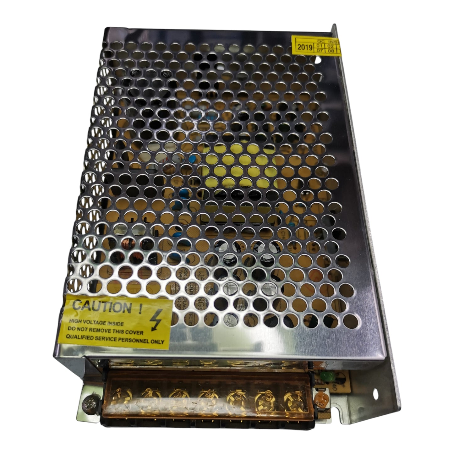 ZwitseRise 5V 10A regulated power supply with metal casing and ventilation for optimal cooling