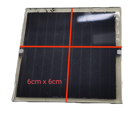 Denko 6cm x 6cm 5V 300mA solar panel for Project with high-efficiency solar cells