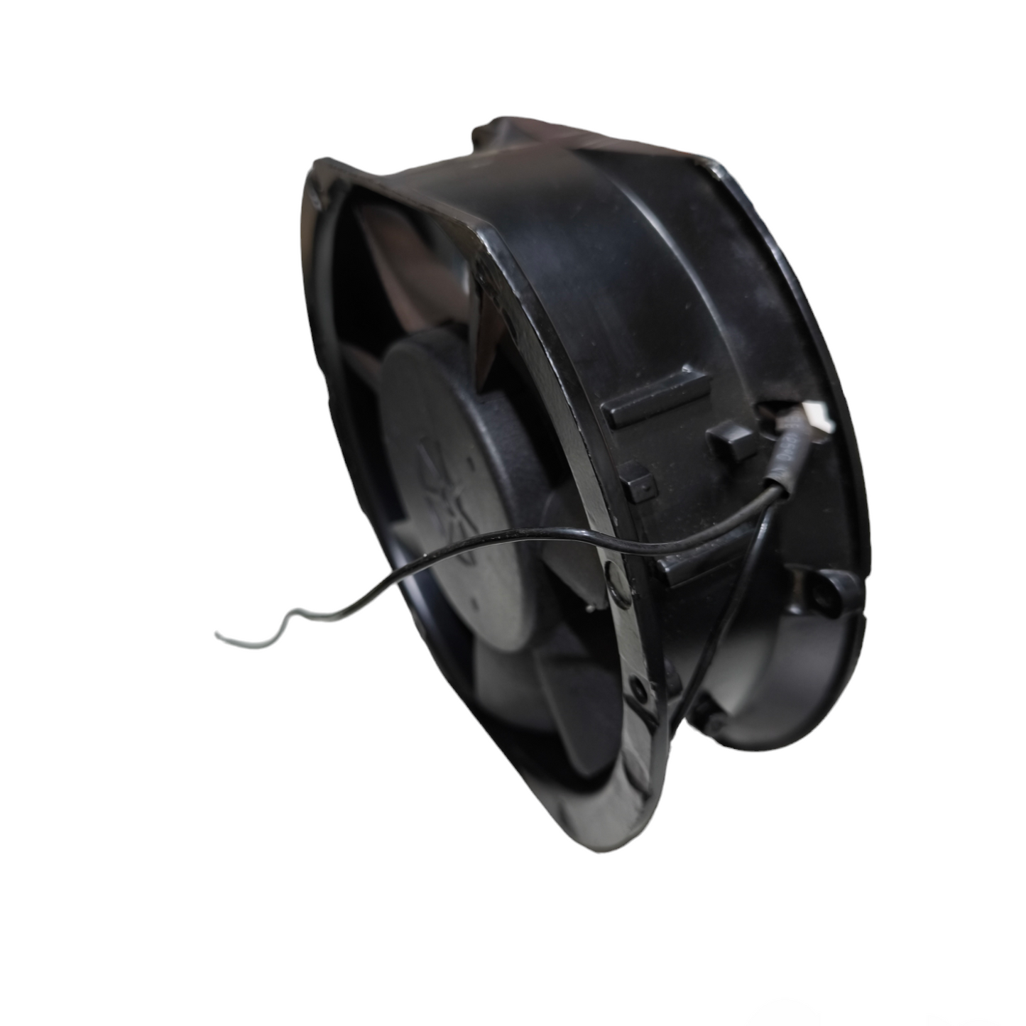 6 inch 220V exhaust fan in black with wiring, industrial ventilation fan made in China