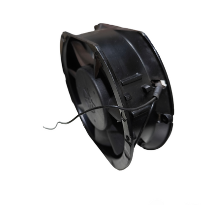 6 inch 220V exhaust fan in black with wiring, industrial ventilation fan made in China
