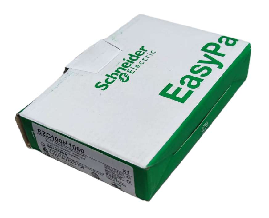 Schneider 60A 1 Pole Industrial Circuit Breaker 25KAIC EasyPact packaged in white and green box