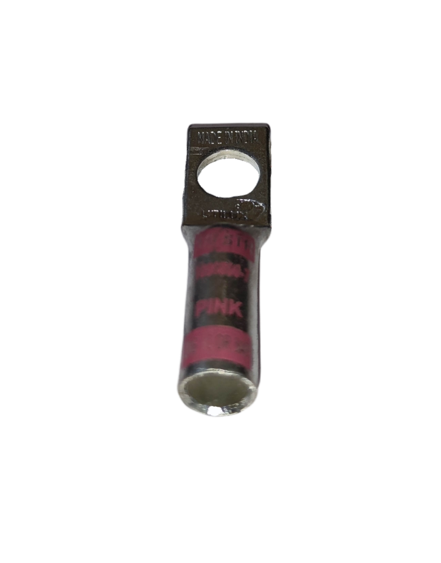 Utilux 60mm Wire Size 1099899-8 Terminal Lugs with metal connector and insulated pink sleeve