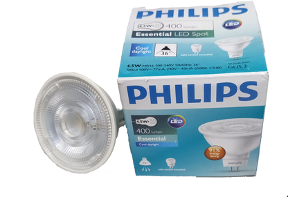 Philips 4.5W MR-16 LED Daylight GU5.3 220V, MR16 LED 4.5W Daylight 220V Essential LED SPOT , MR 16 LED 4.5W Daylight 220V GU5.3