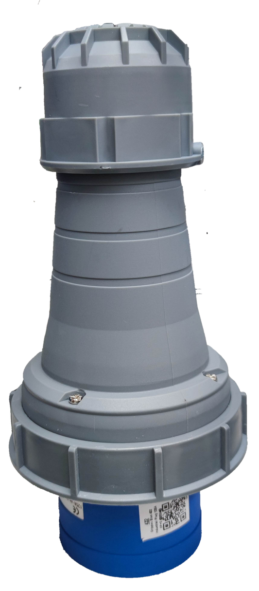 Grippes 125A Industrial Plug Cord Connector Type 2P+E 250V AC # 432 ( 3Pins) IEC6309-2