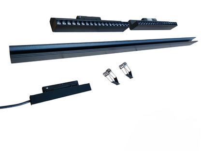 ILLUMIQ TERRA Magnetic Track Light 1 Meter 26mm with 2pc 18W LED Foldable Grille Track Light 220V Daylight 6500K