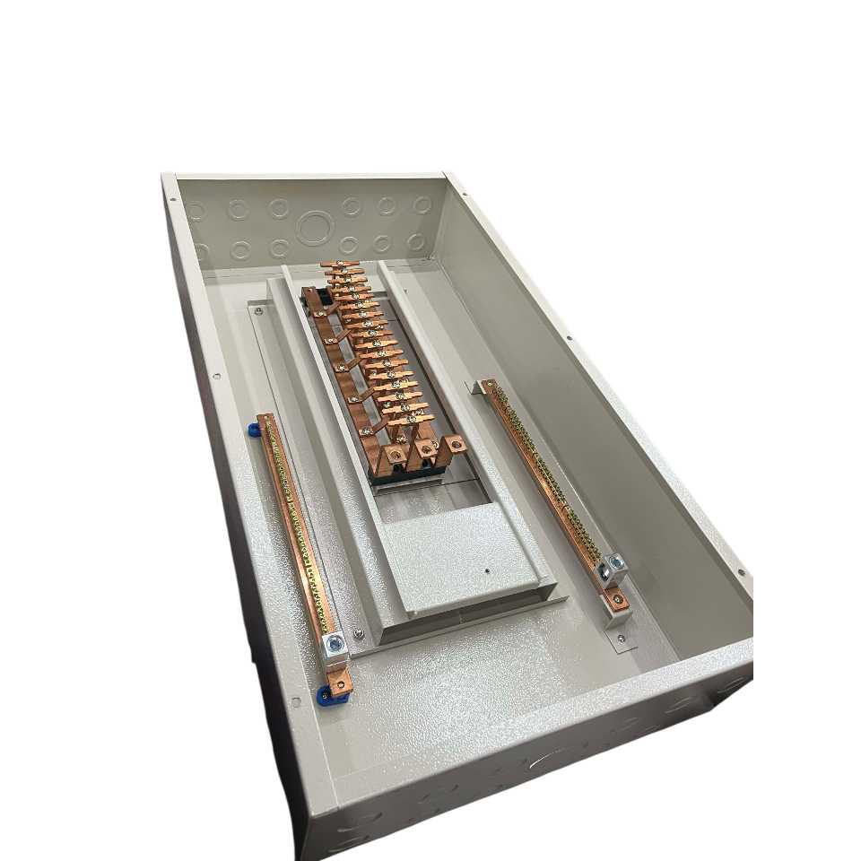 Nema1 Panel Box for Schneider Breaker EZC250F 3Pole MCCB 34Branches IC60N 1Pole MCB with Neutral and Grounding
