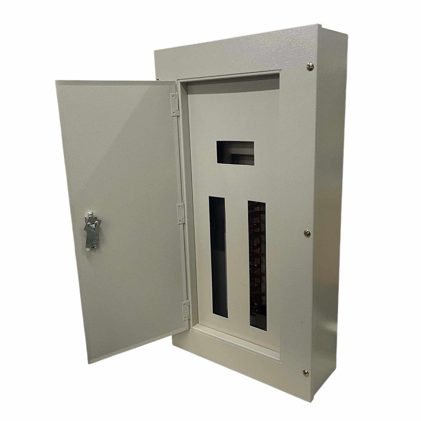 Nema1 Panel Box for Schneider Breaker EZC250F 3Pole MCCB 34Branches IC60N 1Pole MCB with Neutral and Grounding