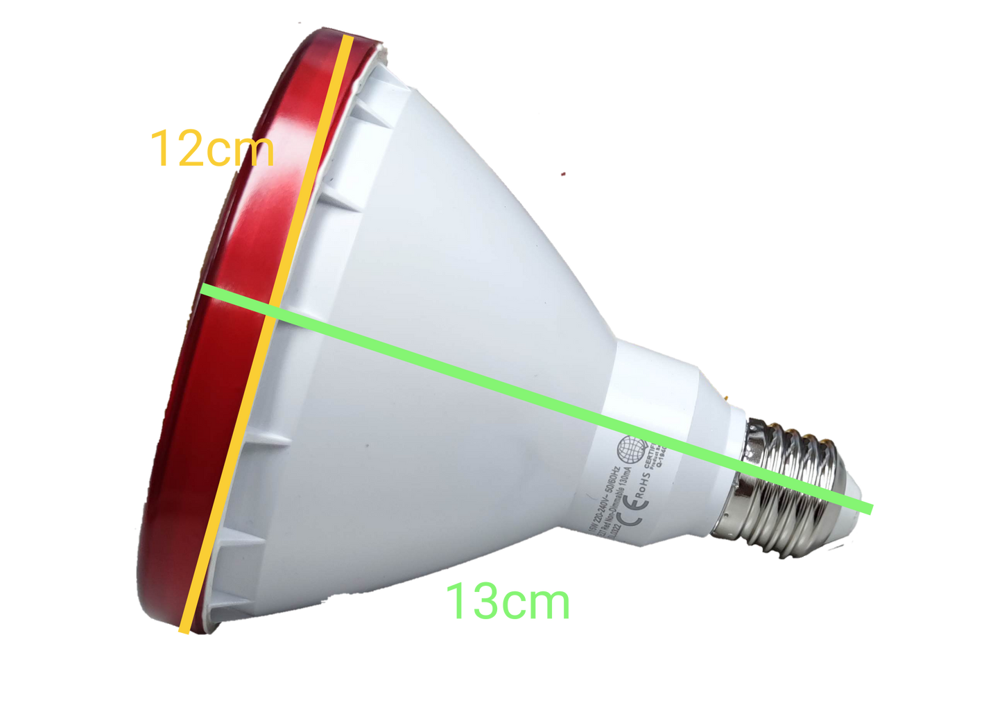 Omni 15W PAR 38 E27 220V AC Red LPR38E27-15W/R, LED PAR 38 15W E27 220V Red