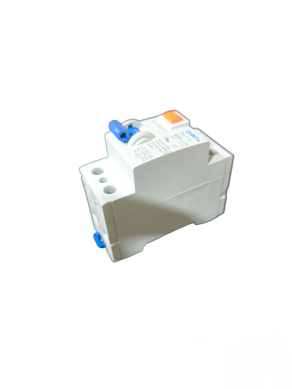 Chint 63A 1P+N Residual Current Circuit Breaker  RCCB 30mA, 6KA, 230VAC, 2 Modules (without over current protection)