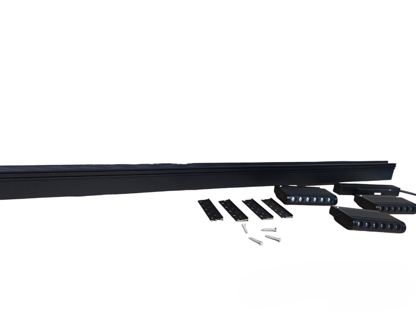 Magnetic Track Light 1 Meter 50mm with 3Pcs Rotary Grille Track Light Daylight 6500K 220V ( ILLUMIQ TERRA)