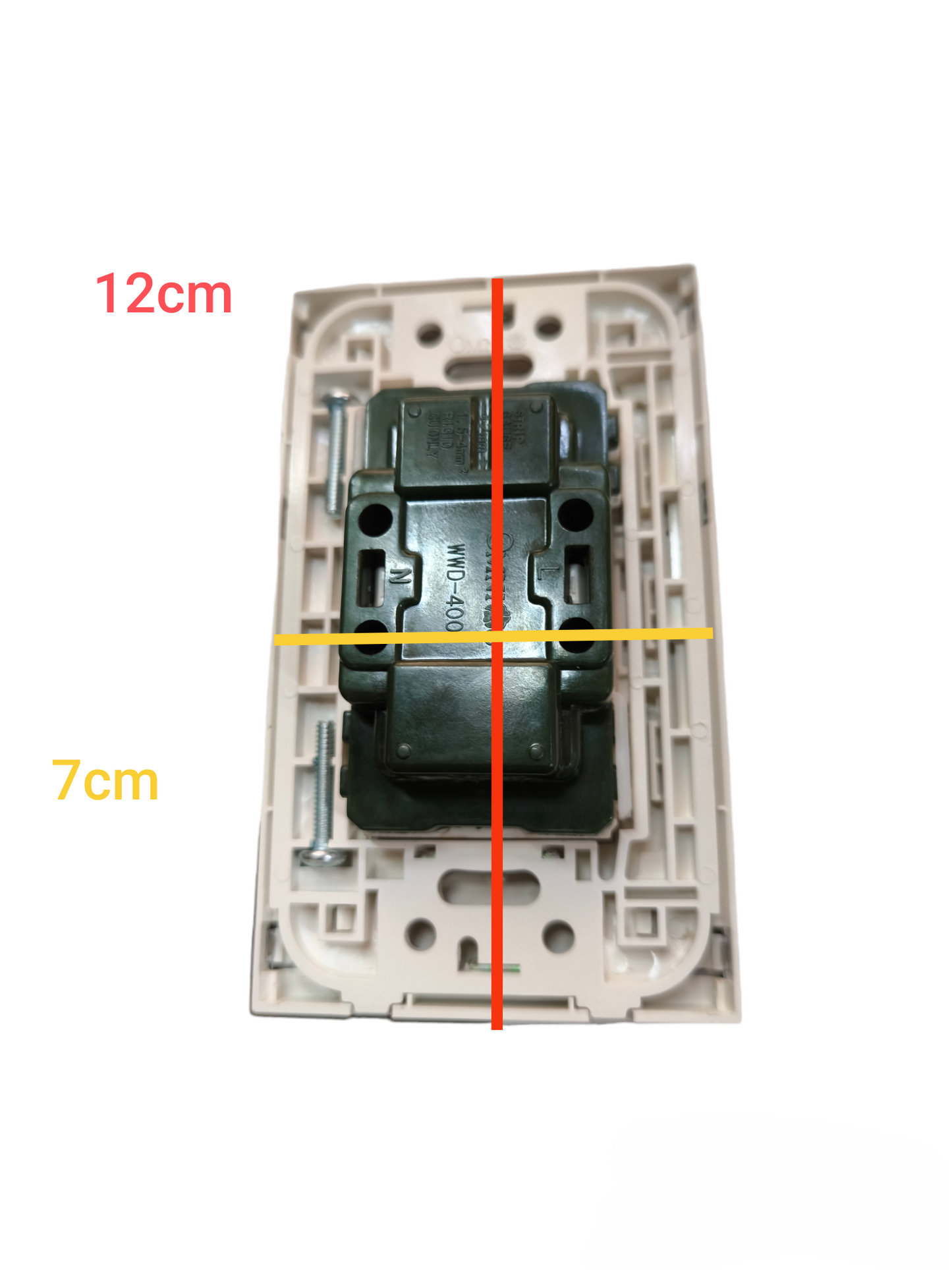 Omni Duplex Flat Pin Outlet 15A 250V with Stainless Plate Cover WWP-113S+WWD-400